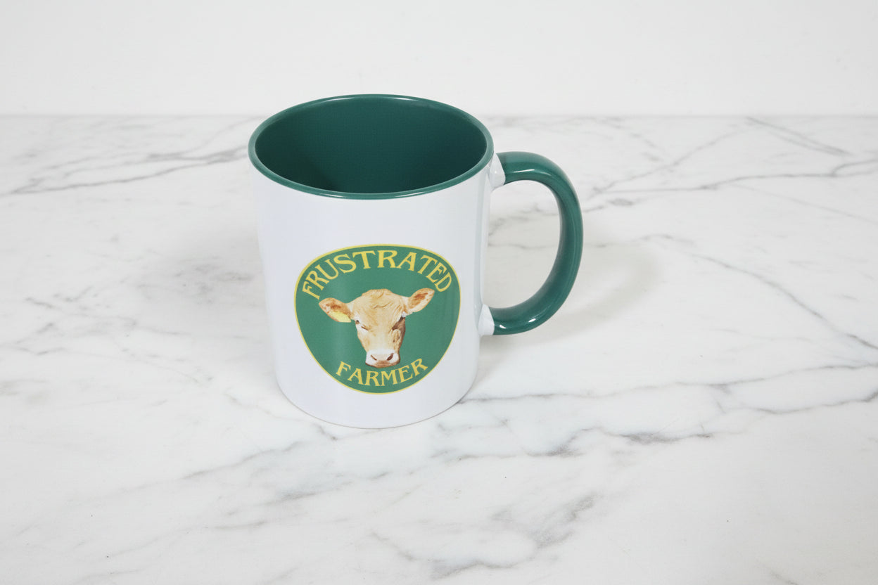 green mug