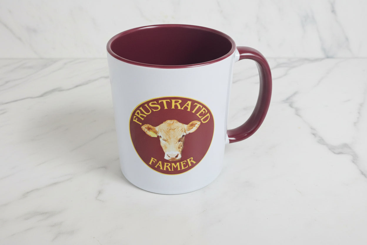 burgundy cup